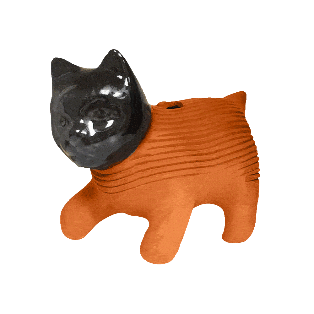 Alternative view of Classic Kitten Chia Pet